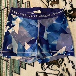 Under Armour Blue Geometric Shorts